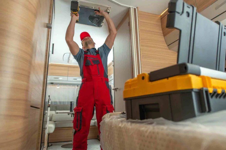 Same-day A1 RV Repair mobile dispatch on a hot-weather AC call