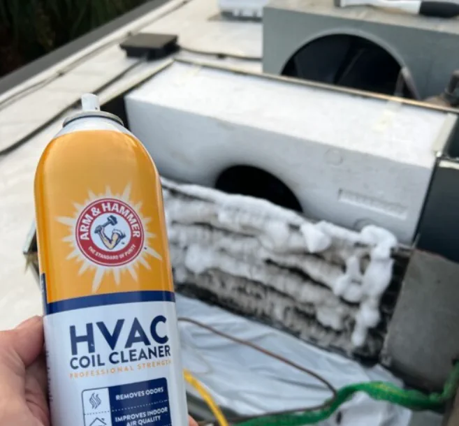Compressor amp-draw verification after rooftop AC capacitor replacement