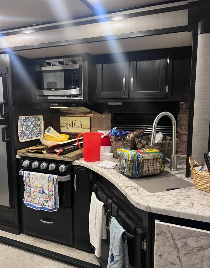 Norcold absorption fridge service on a Class C in Cedar Park