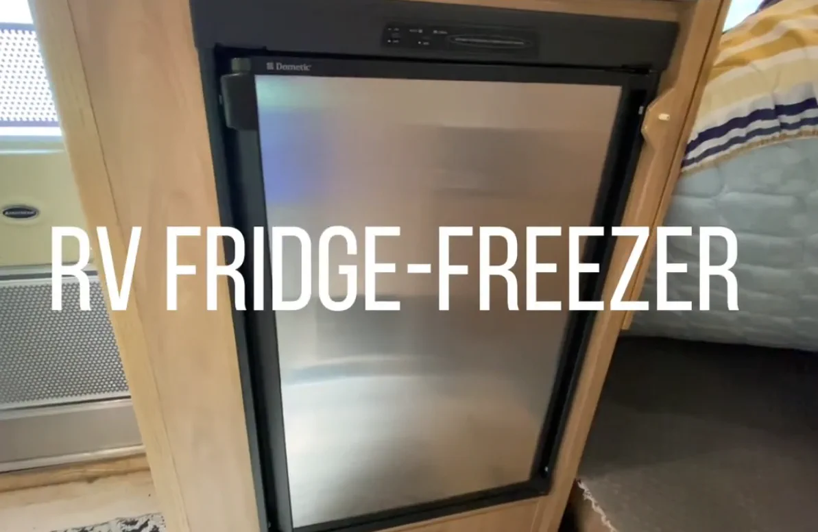 Whirlpool residential fridge conversion in a fifth wheel