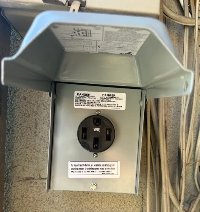 Sprinter van Victron MultiPlus inverter diagnostic on East Cesar Chavez