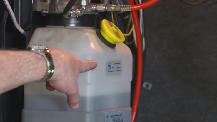Auto-level calibration after suspension work on a Grand Design fifth wheel