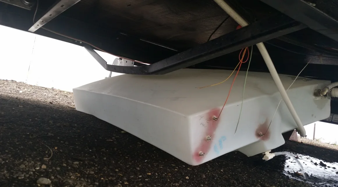PEX line and water-pump work on a travel trailer in Fort Worth