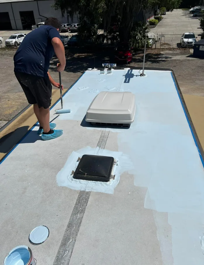 Roof seam reseal on-site in Orlando, FL
