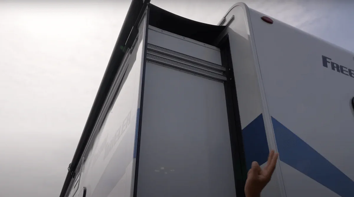 Schwintek slide motor replacement on a Class A coach